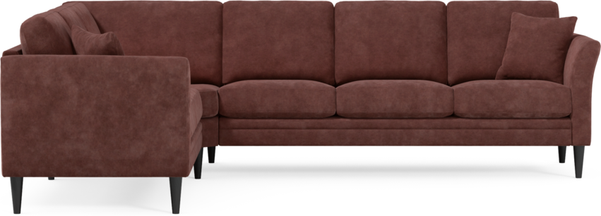 Eden - Hörnsoffa, 2+3-sits - Röd