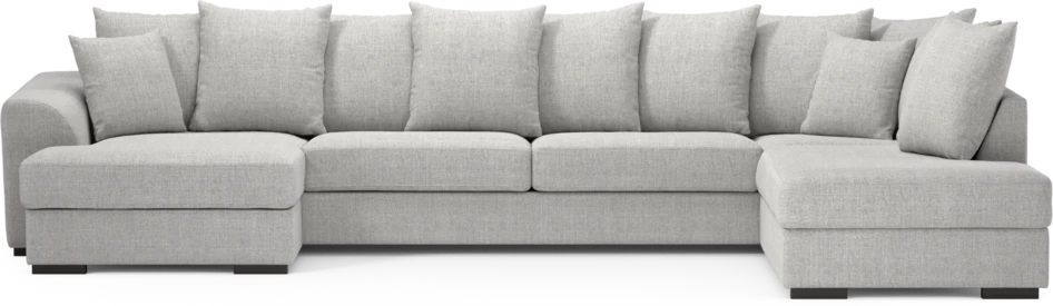 Town - 3-sits soffa med divan höger och schäslong vänster - Grå