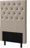 Delux Pikerad XL - Sänggavel, 90-210 cm - Beige
