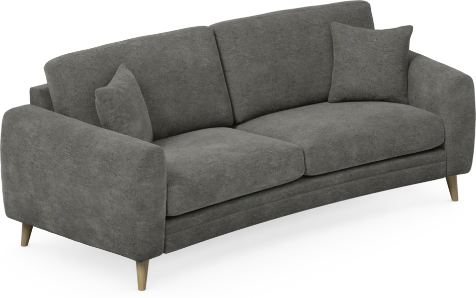 Eden - 2,5-sits soffa svängd - Grå