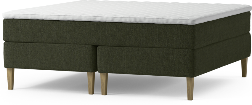 Delux Exclusive - Kontinentalsäng, dubbelsäng med bäddmadrass och sängben