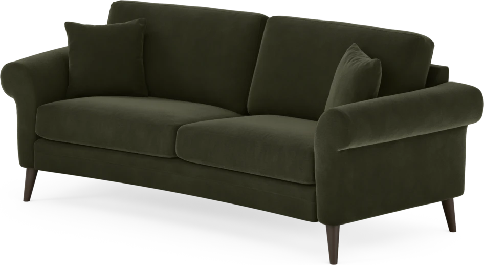 Eden - 2,5-sits soffa svängd - Grön