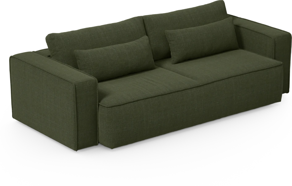Ide - Bäddsoffa 3-sits - Grön
