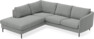 Madison - 2-sits soffa med divan vänster - Grå