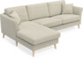 Eden - 2,5-sits soffa med schäslong - Beige