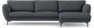 Madison Lux - 3-sits soffa med schäslong höger - Vit