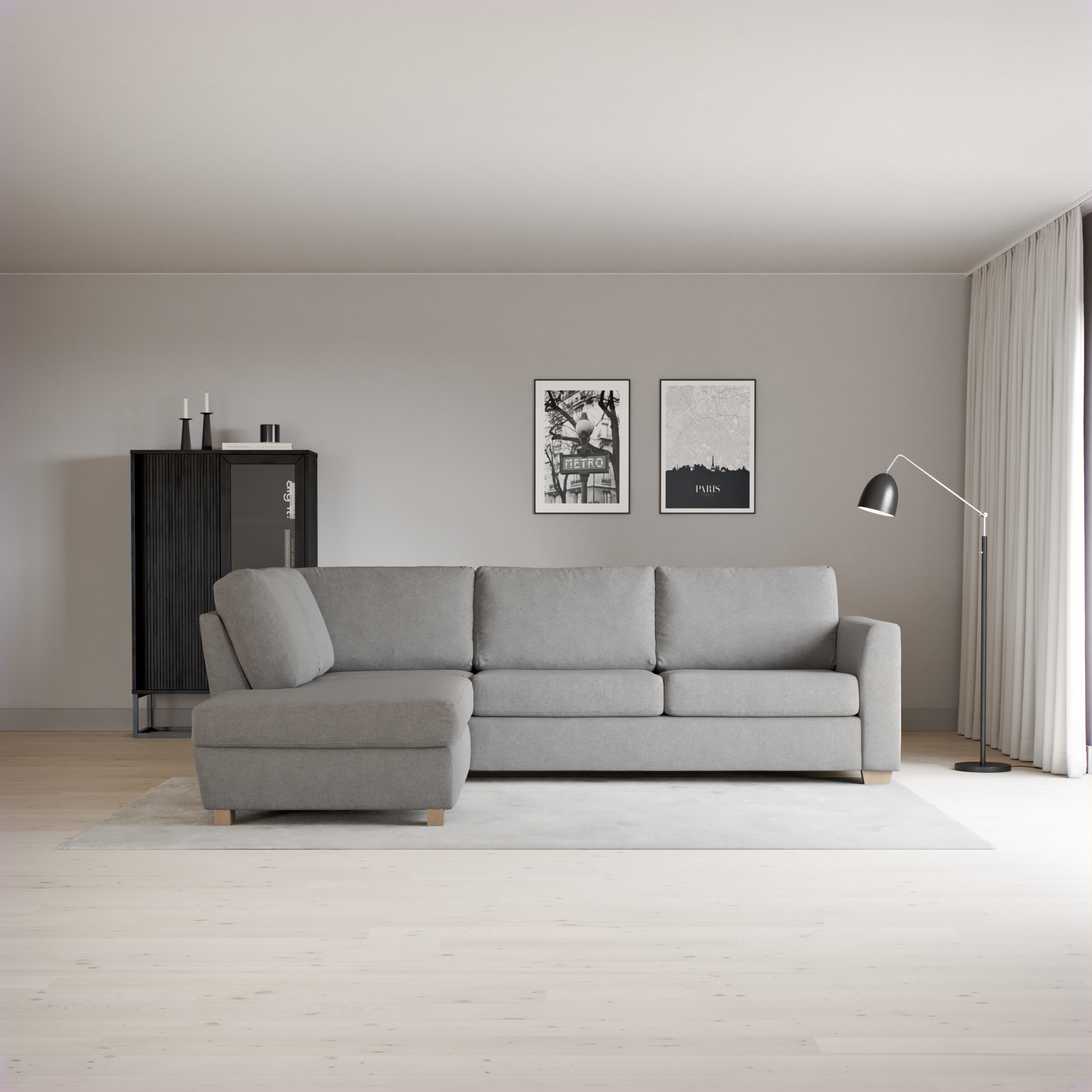 Friday - 2,5-sits soffa med divan vänster - inspiration