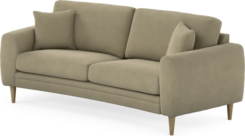 Eden - 2,5-sits soffa svängd - Beige