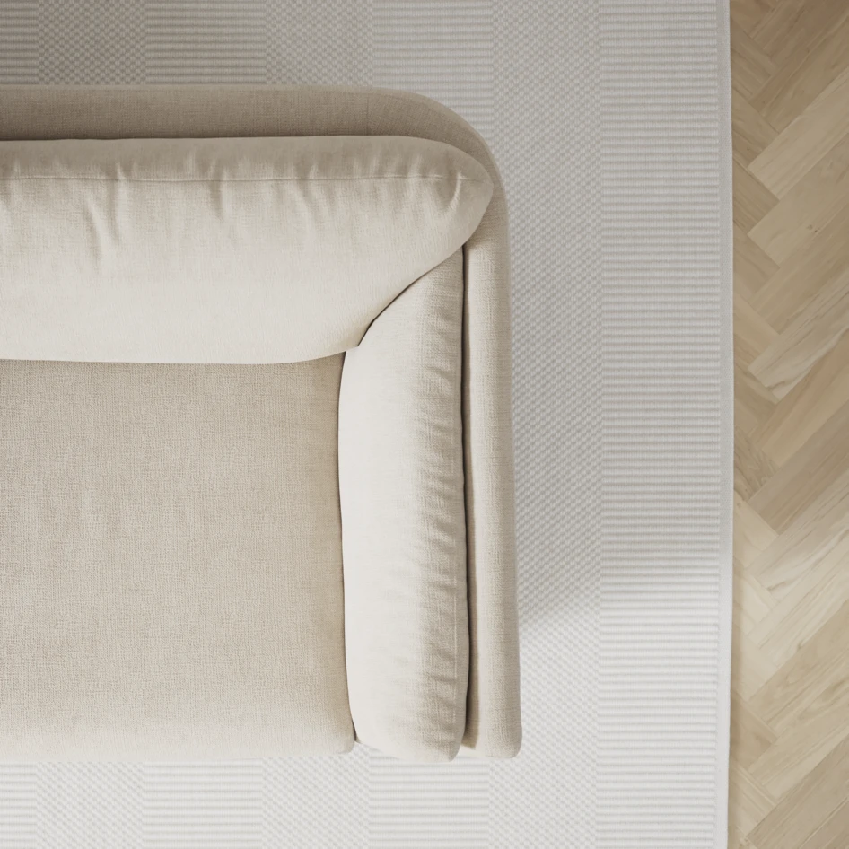 Madison Lux - 2-sits soffa med divan höger - Beige