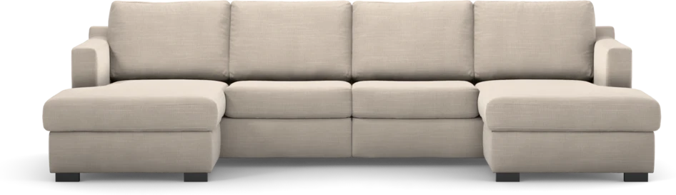 Friday - 2-sits soffa med två schäslonger - Beige