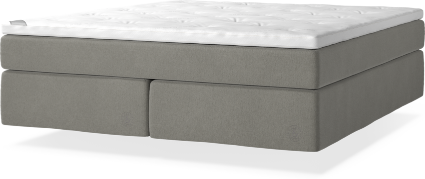 Cape Farewell Comfort - Kontinentalsäng, dubbelsäng med svävande utseende - Grå