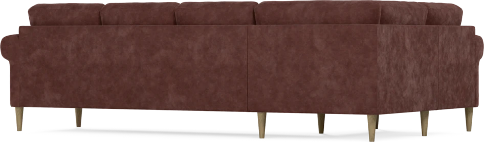Eden - Hörnsoffa, 1+3-sits - Röd