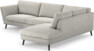 Madison Lux - 3-sits soffa med divan höger - Grå