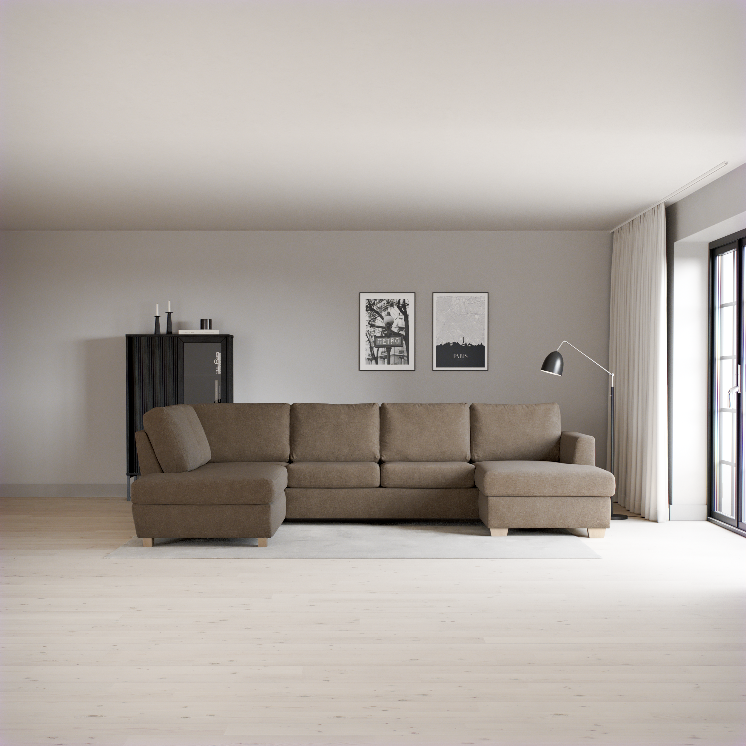 Friday - 3-sits soffa med divan vänster och schäslong höger - inspiration