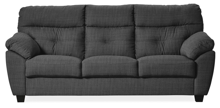 Palermo - 3-sits soffa - Svart