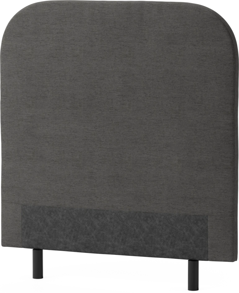 Delux Rundad - Sänggavel, 90-210 cm - Grå