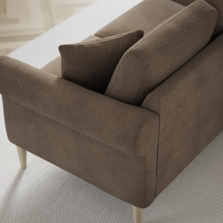 Eden - 2,5-sits soffa - Brun