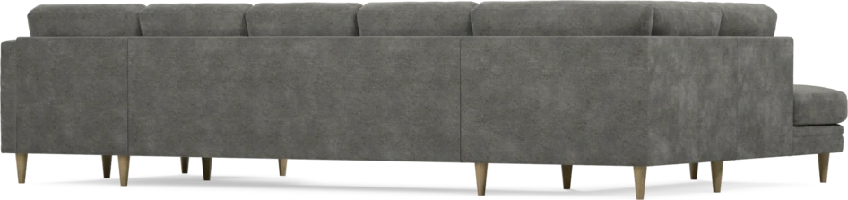 Eden - 3-sits soffa med divan vänster och schäslong höger - Grå