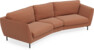 Madison - 3-sits soffa svängd, 90 cm - Orange
