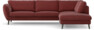 Madison Lux - 3-sits soffa med divan höger - Rosa