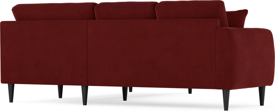 Eden - Hörnsoffa, 2+2-sits - Röd