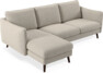 Madison Lux - 2-sits soffa med schäslong vänster - Beige