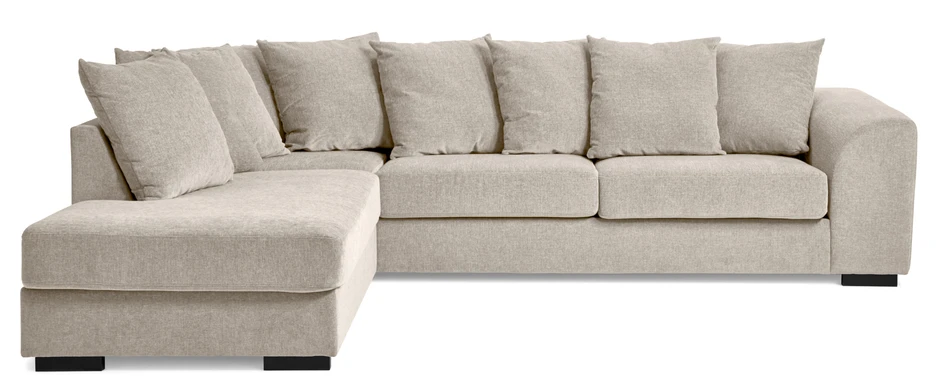 Town - 3-sits soffa med divan vänster - Beige