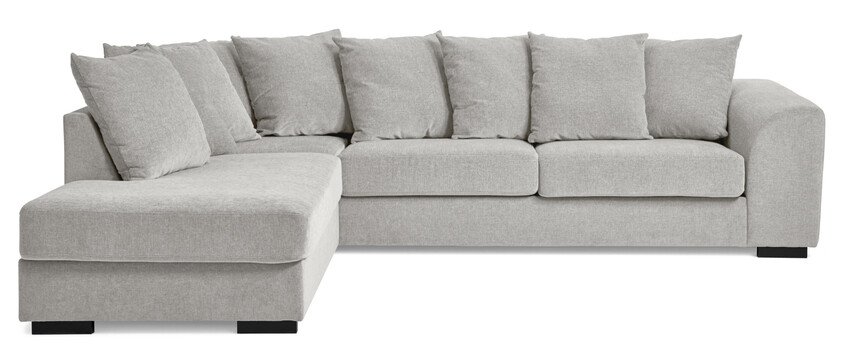 Town - 3-sits soffa med divan vänster - Grå