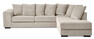 Town - 3-sits soffa med divan höger - Beige