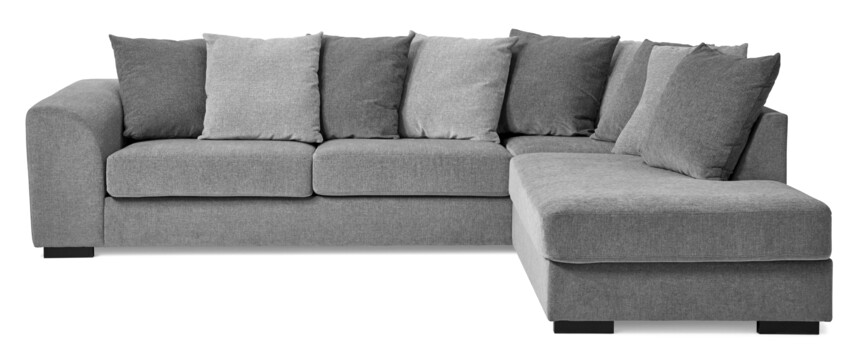 Town - 3-sits soffa med divan höger - Grå