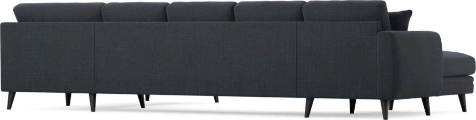 Eden - 3-sits soffa med schäslong vänster och divan höger - Blå