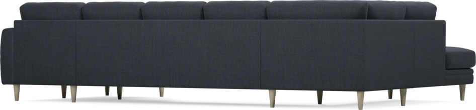 Eden - 3-sits soffa med divan vänster och schäslong höger - Blå