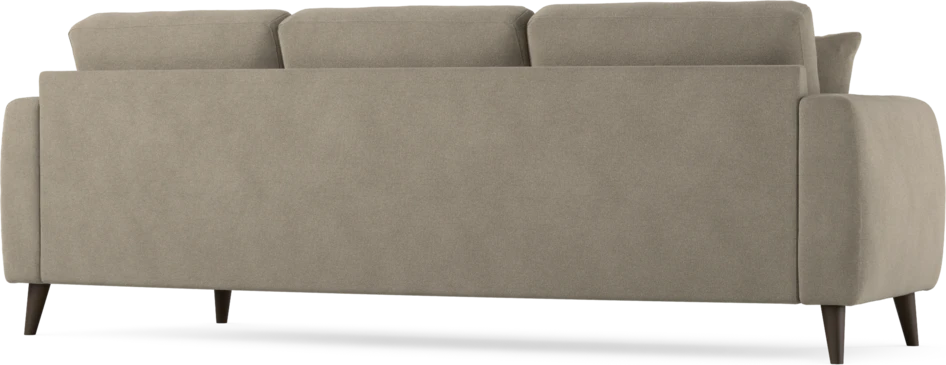 Eden - 3-sits soffa svängd - Beige