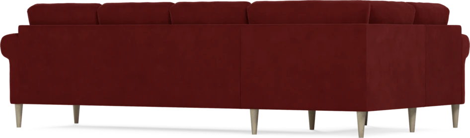 Eden - Hörnsoffa, 1+3-sits - Röd