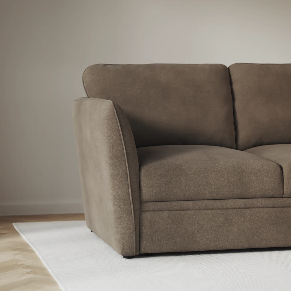 Öland - Bäddsoffa 3-sits, längsbäddad - Beige