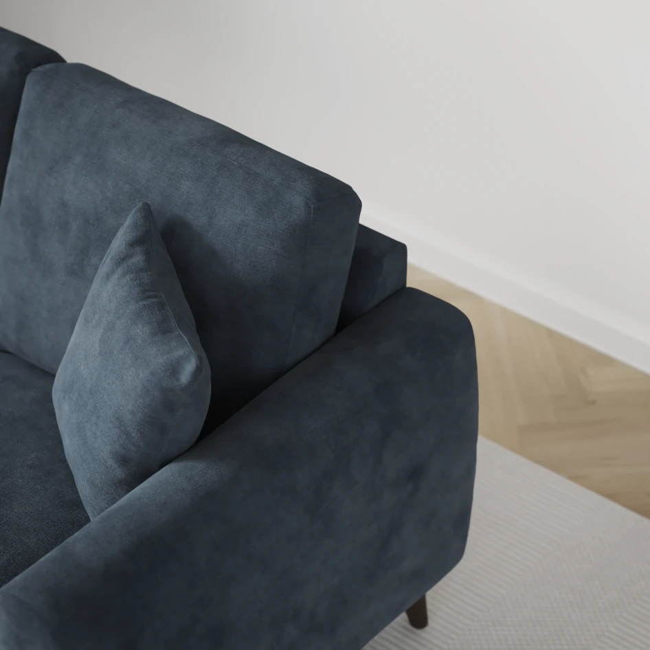 Eden - 3-sits soffa - Blå