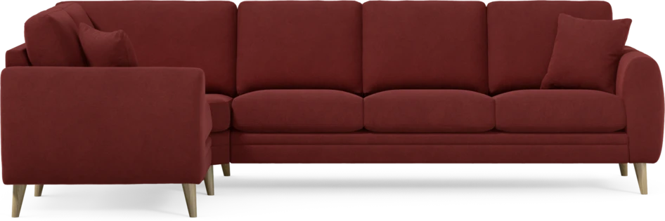 Eden - Hörnsoffa, 1+3-sits - Röd