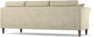 Eden - 3-sits soffa svängd - Beige