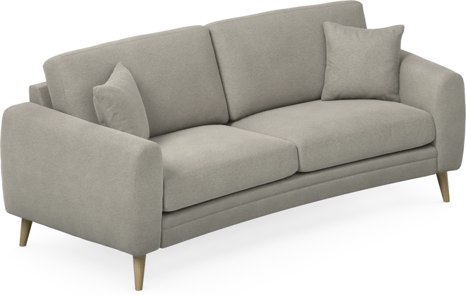 Eden - 2,5-sits soffa svängd - Grå