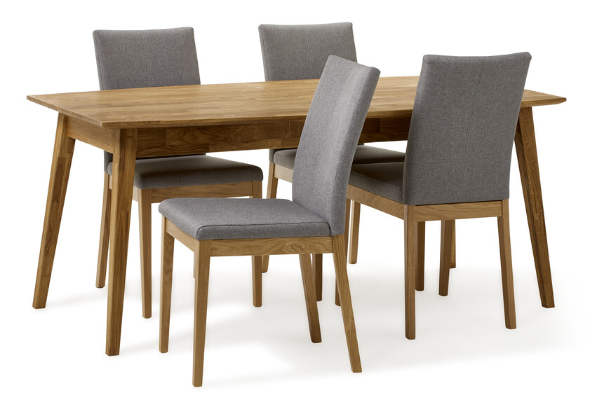 Ekerö - Matgrupp med 4 stolar Duvnäs - Beige