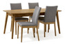 Ekerö - Matgrupp med 4 stolar Duvnäs - Beige