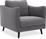 Madison Lux - Fåtölj, 70 cm - Grå