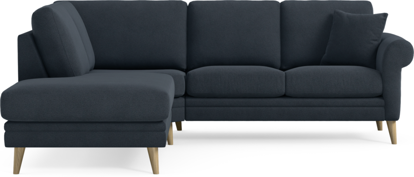 Eden - 2-sits soffa med divan - Blå