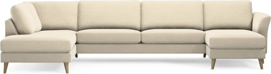 Bridge - 3-sits soffa med divan vänster och schäslong höger - Beige