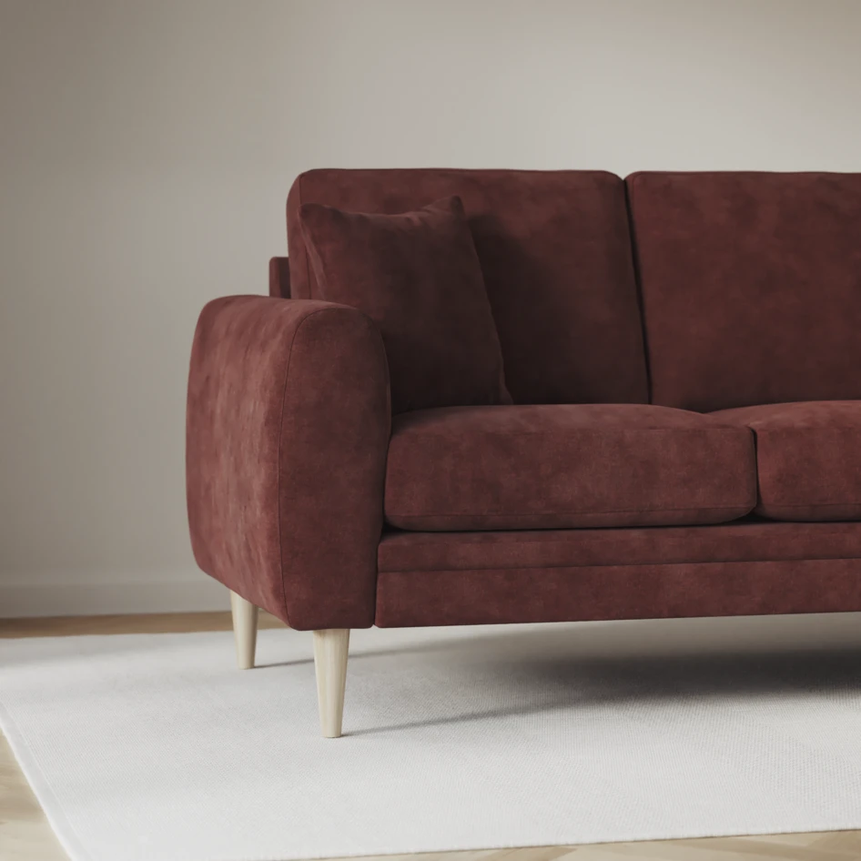 Eden - 2,5-sits soffa - Röd