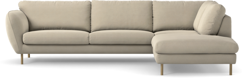 Madison Lux - 3-sits soffa med divan höger - Beige