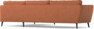 Madison Lux - 3-sits soffa med divan höger - Orange