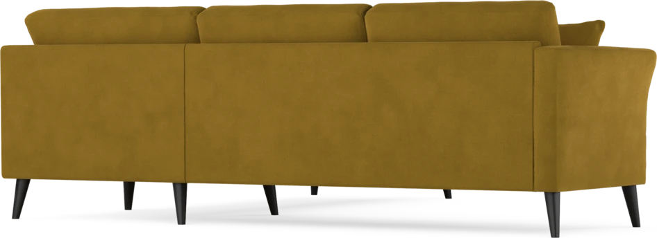 Eden - Hörnsoffa, 2,5+2,5-sits - Gul