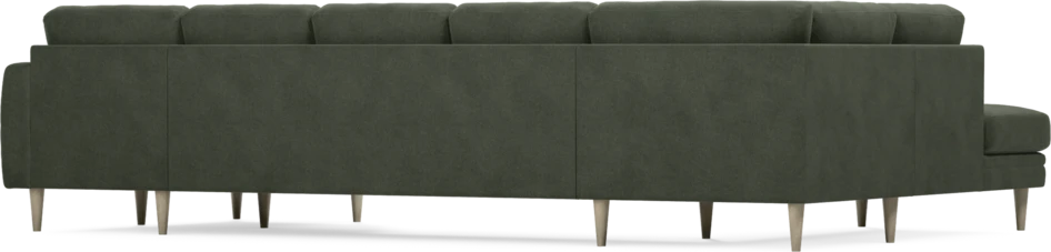 Eden - 3-sits soffa med divan vänster och schäslong höger - Grön