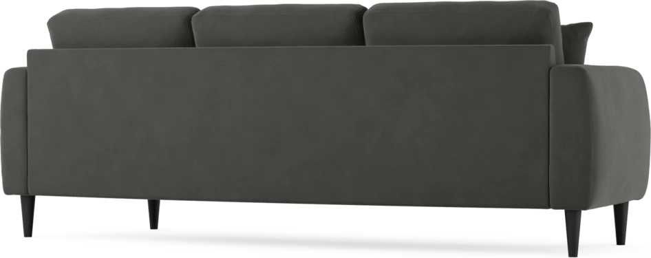 Eden - 3-sits soffa svängd - Grå
